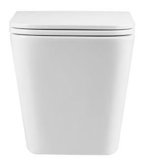 Подвесной унитаз Lemark Florex 9614001 безободковый с сиденьем микролифт белый глянец